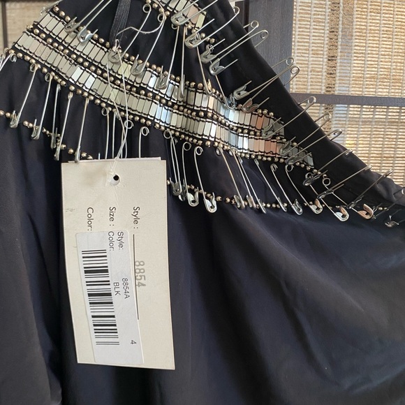 Jovani Mini Dress with Pins - Picture 7 of 7